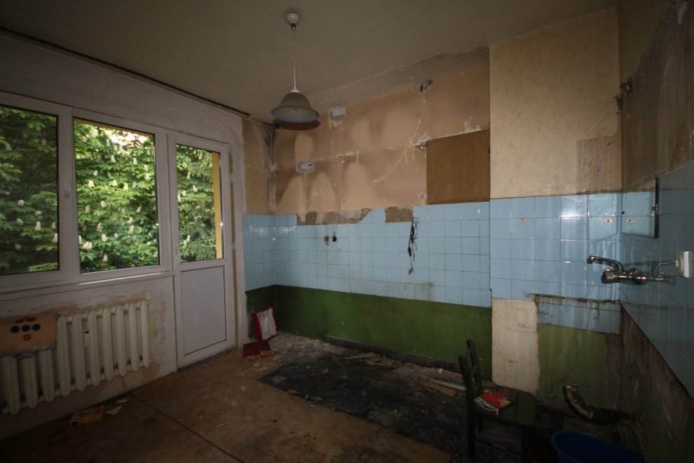 Нов проект, по който започва работа студиото. Старият апартамент в квартал