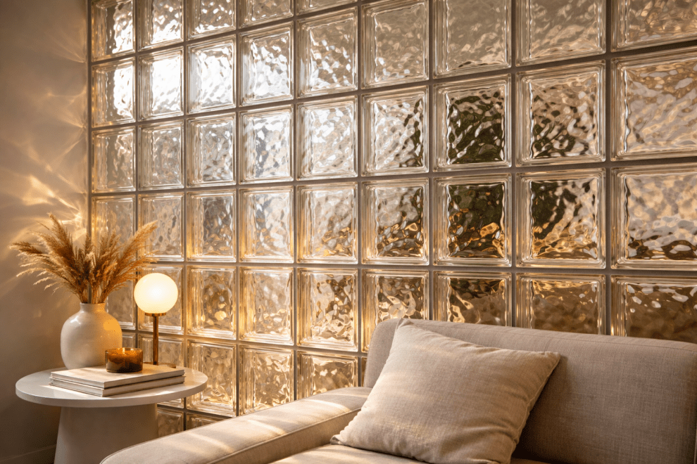 Ренесансът на стъклените тухли в интериорния дизайн.